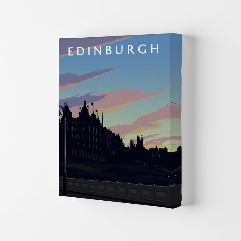 Edinburgh Art Print by Richard O'Neill Canvas