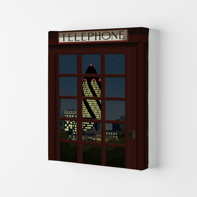 London Telephone Box 13 by Richard O'Neill Canvas