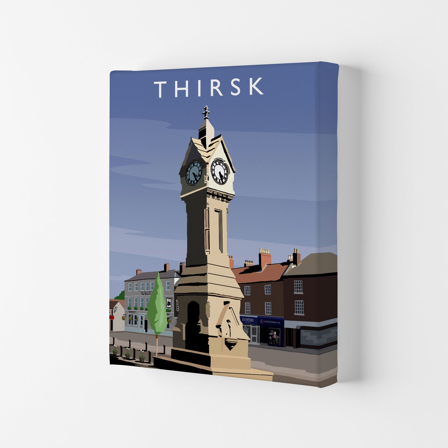 Thirsk 2 portrait by Richard O'Neill Canvas