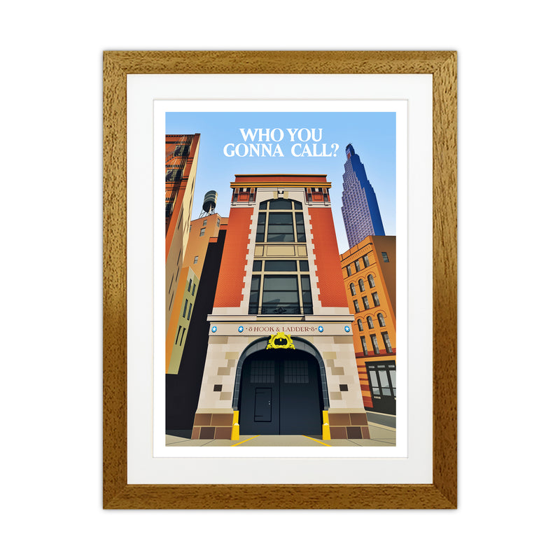 Ghostbusters Day Art Print by Richard O'Neill Oak Grain