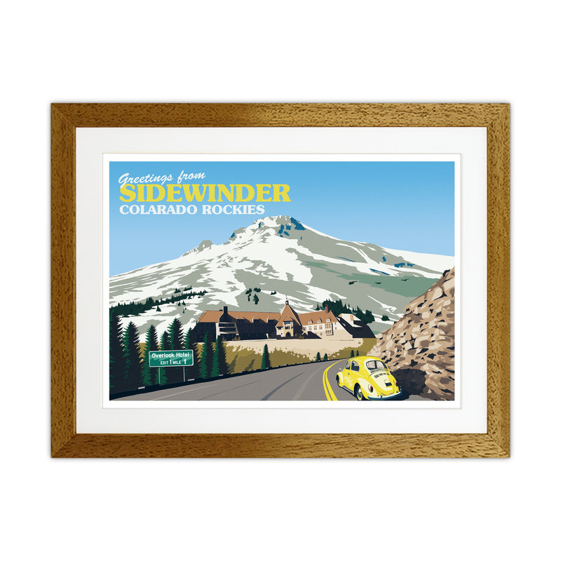 Overlook Hotel Art Print by Richard O'Neill Oak Grain