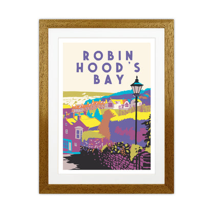 Robin Hood's Bay 2 Portrait Art Print by Richard O'Neill Oak Grain
