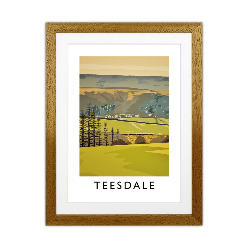 Teesdale Portrait Art Print by Richard O'Neill Oak Grain