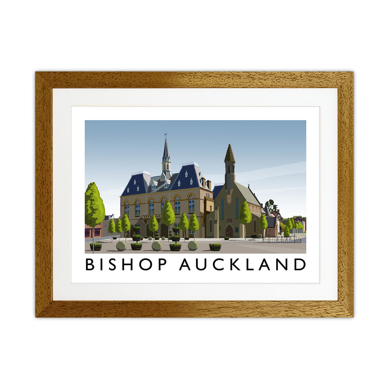 Bishop Auckland Art Print by Richard O'Neill Oak Grain