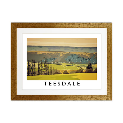 Teesdale Art Print by Richard O'Neill Oak Grain