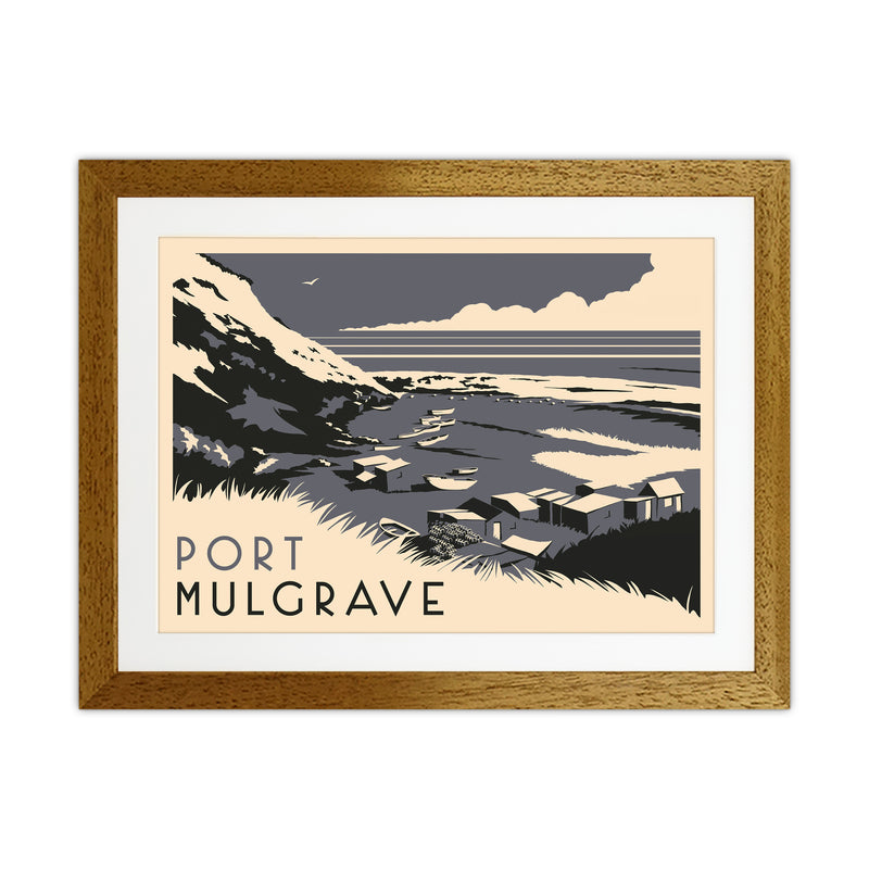 Port Mulgrave Travel Art Print by Richard O'Neill Oak Grain