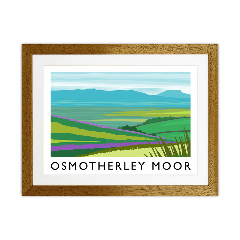 Osmotherley Moor Travel Art Print by Richard O'Neill Oak Grain