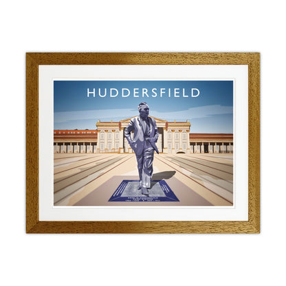 Huddersfield Travel Art Print by Richard O'Neill Oak Grain