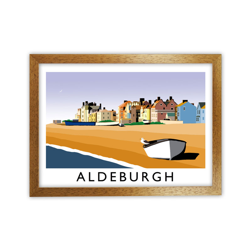 Aldeburgh Art Print by Richard O'Neill Oak Grain