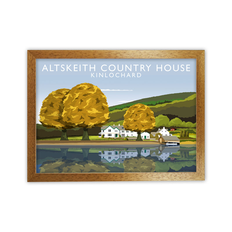 Altskeith Country House (Landscape) by Richard O'Neill Oak Grain