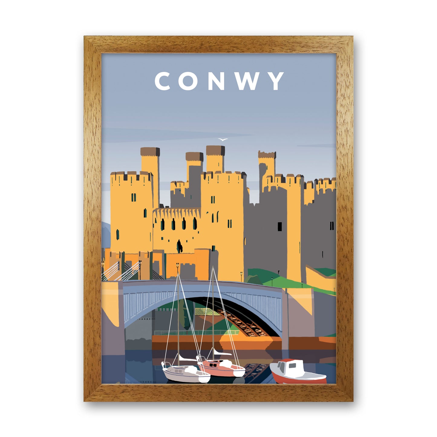 Conwy Portrait by Richard O'Neill Oak Grain