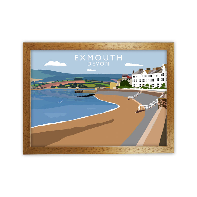 Exmouth Devon Art Print by Richard O'Neill Oak Grain