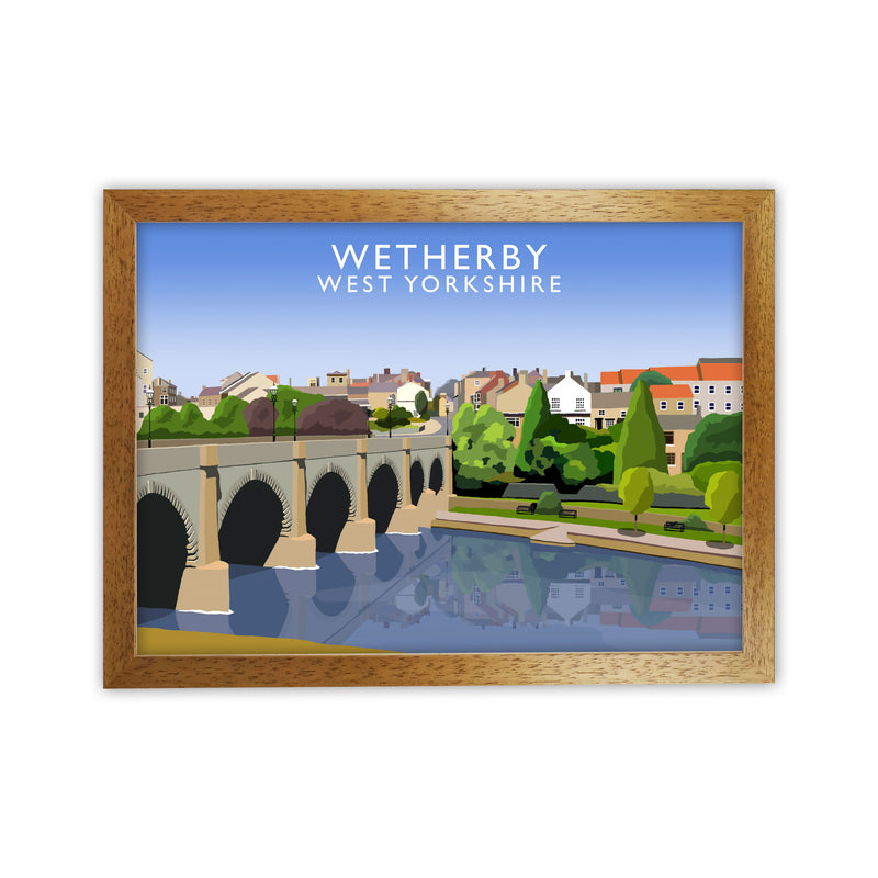 Wetherby West Yorkshire Digital Art Print by Richard O'Neill Oak Grain
