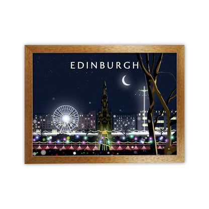 Edinburgh Night by Richard O'Neill Oak Grain