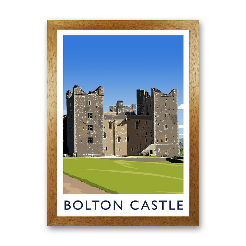 Bolton Castle 2 portrait by Richard O'Neill Oak Grain