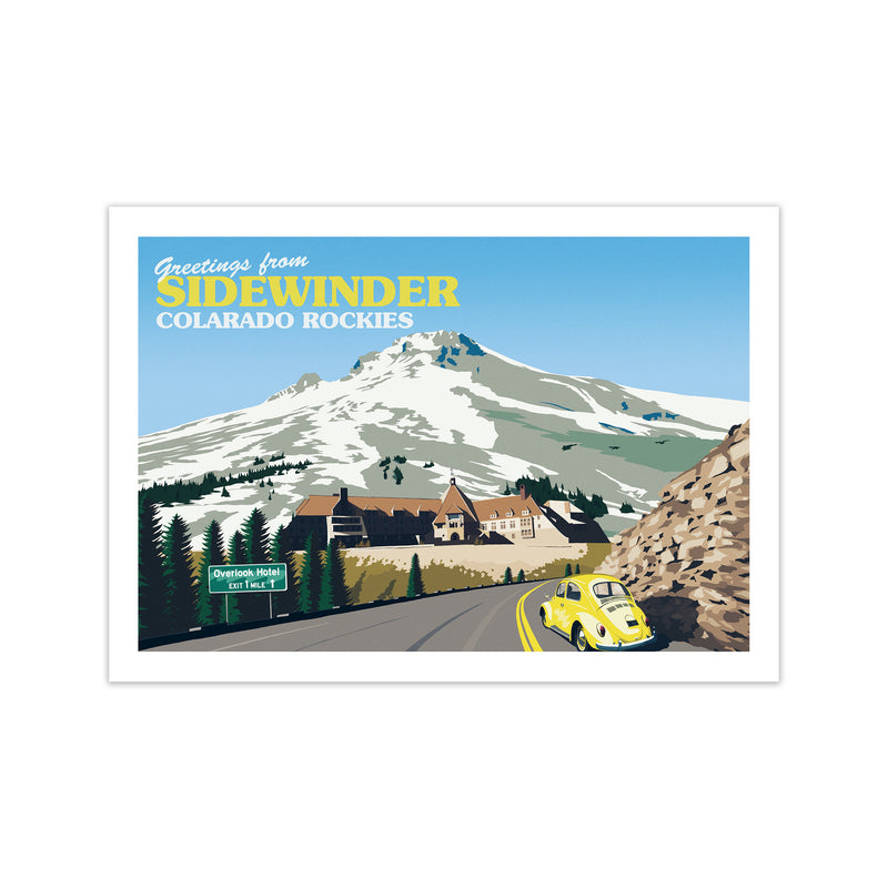 Overlook Hotel Art Print by Richard O'Neill Print Only