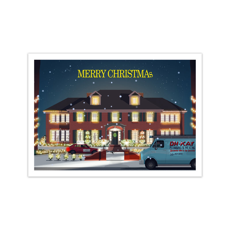 Home Alone Art Print by Richard O'Neill Print Only