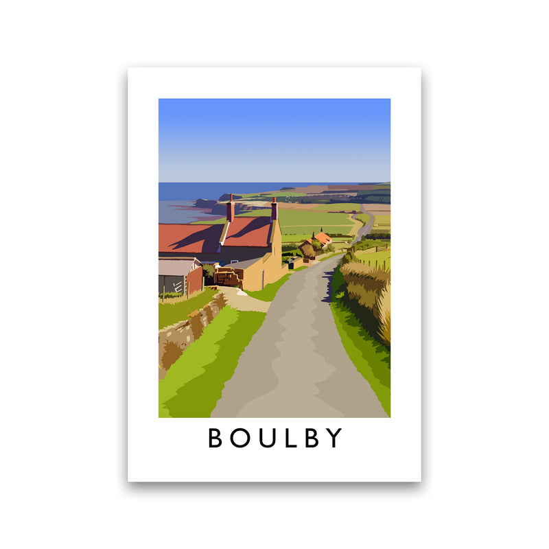 Boulby 2 Portrait Art Print by Richard O'Neill Print Only