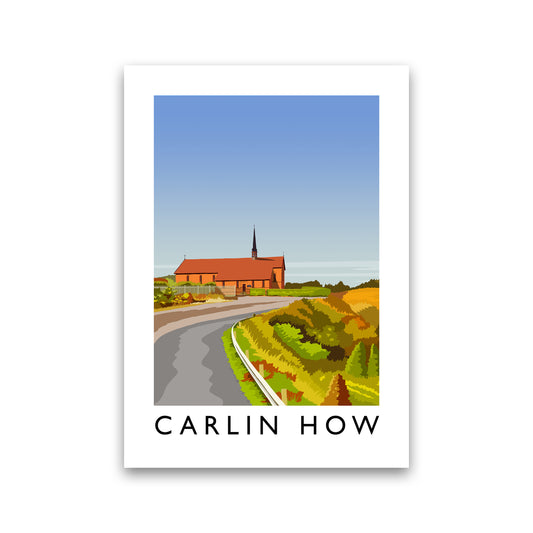 Carlin How Portrait Art Print by Richard O'Neill Print Only