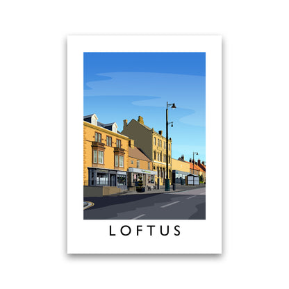 Loftus 3 Portrait Art Print by Richard O'Neill Print Only