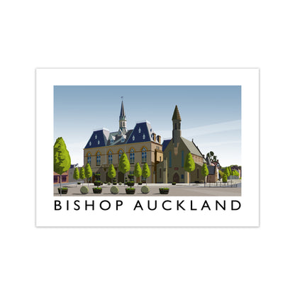 Bishop Auckland Art Print by Richard O'Neill Print Only