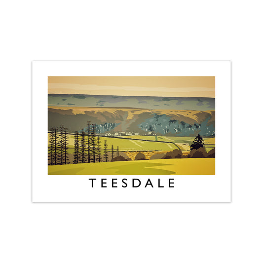 Teesdale Art Print by Richard O'Neill Print Only