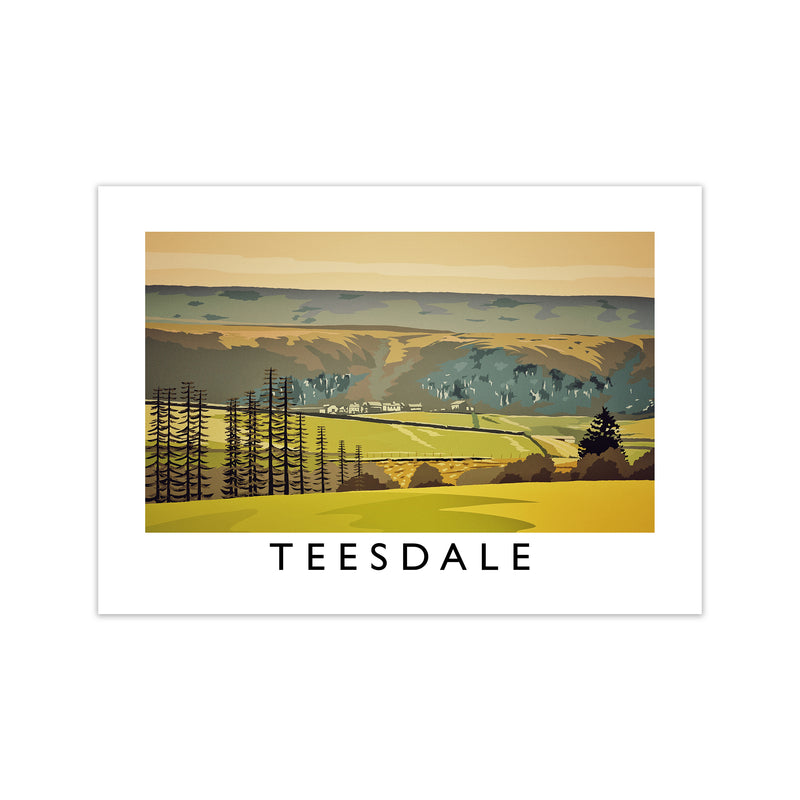 Teesdale Art Print by Richard O'Neill Print Only
