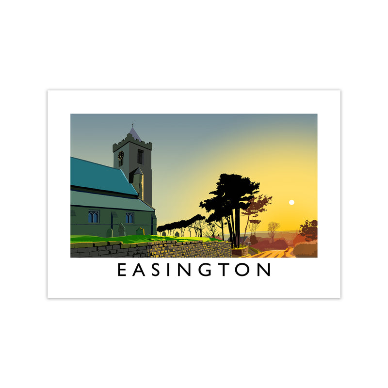 Easington Art Print by Richard O'Neill Print Only
