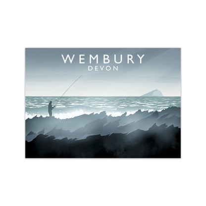 Wembury Travel Art Print by Richard O'Neill Print Only