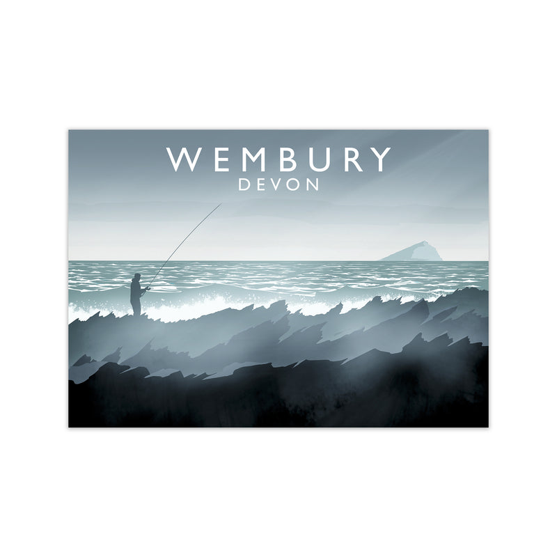 Wembury Travel Art Print by Richard O'Neill Print Only