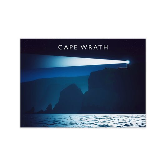 Cape Wrath Travel Art Print by Richard O'Neill Print Only