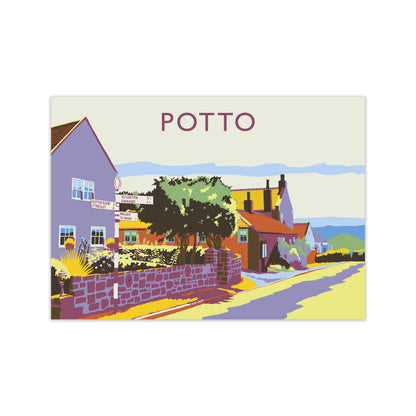 Potto Travel Art Print by Richard O'Neill Print Only