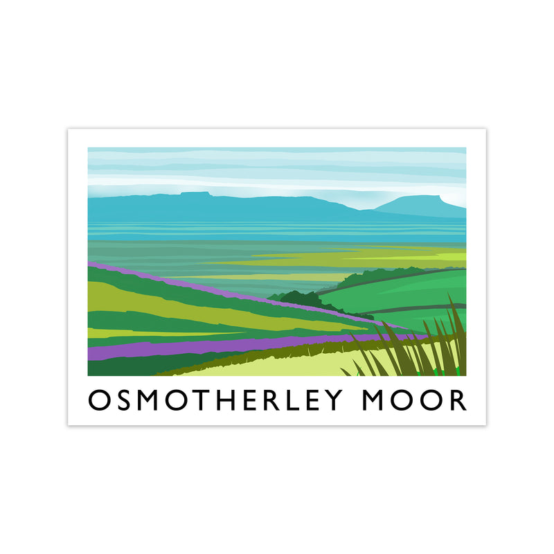 Osmotherley Moor Travel Art Print by Richard O'Neill Print Only