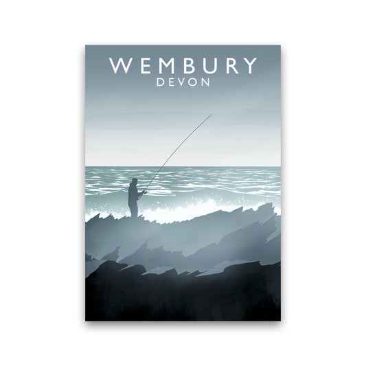 Wembury portrait Travel Art Print by Richard O'Neill Print Only