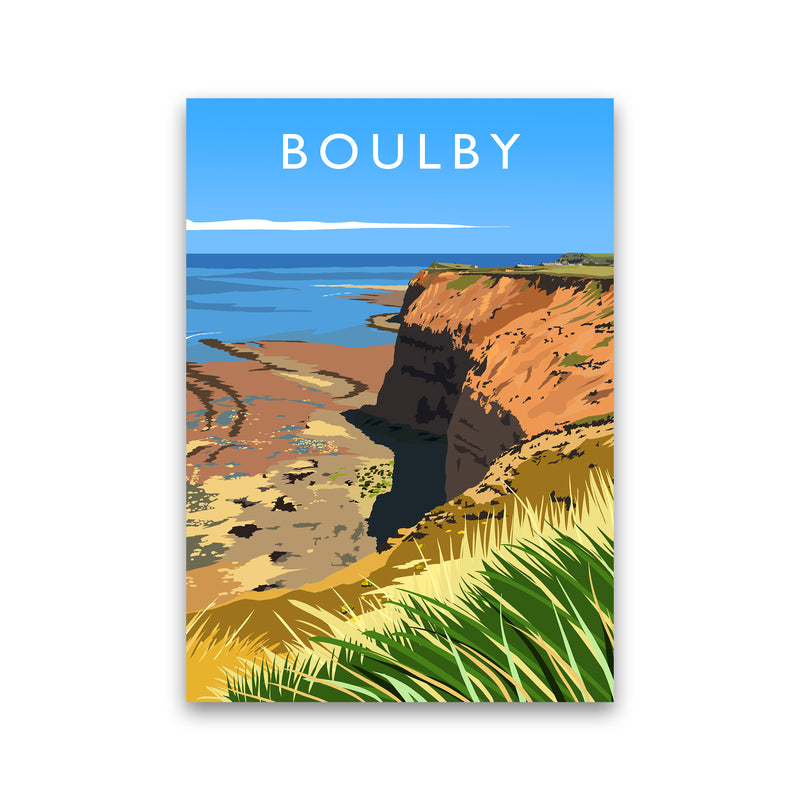 Boulby portrait Travel Art Print by Richard O'Neill Print Only