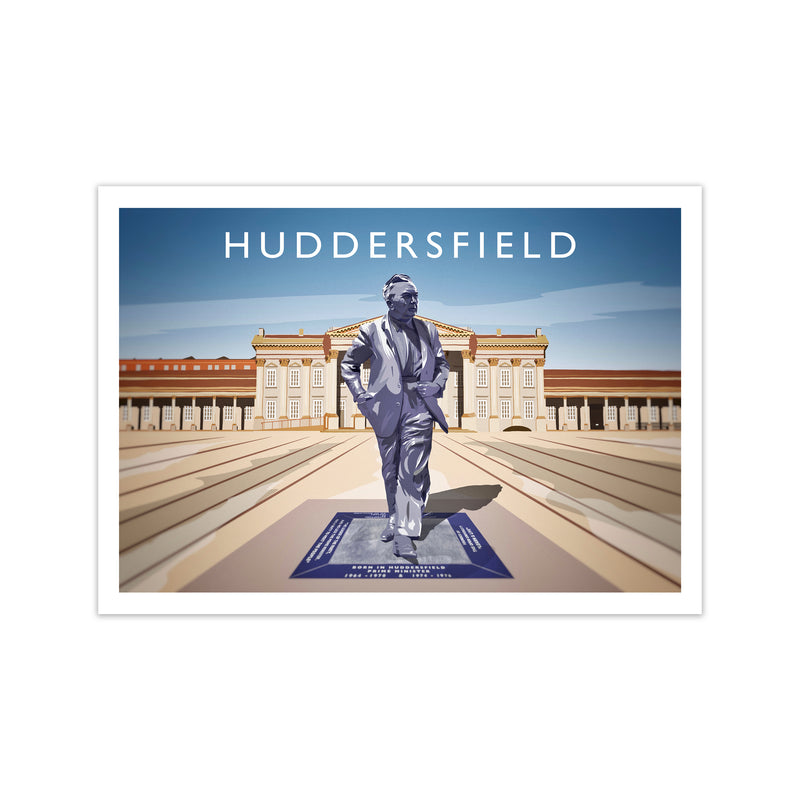 Huddersfield Travel Art Print by Richard O'Neill Print Only