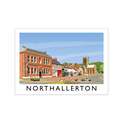 Northallerton 5 Travel Art Print by Richard O'Neill Print Only