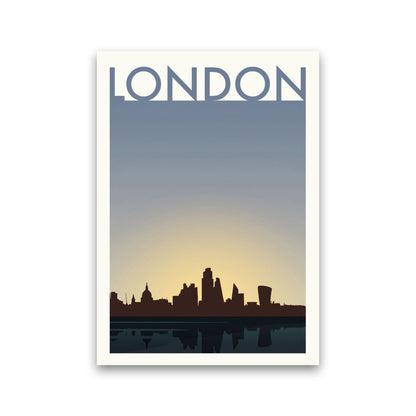 London 4 (Day) Travel Art Print by Richard O'Neill Print Only