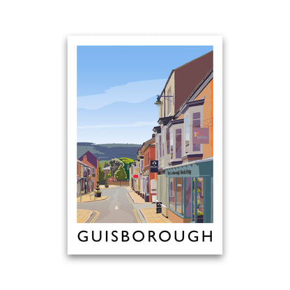 Guisborough 3 Portrait Travel Art Print by Richard O'Neill Print Only