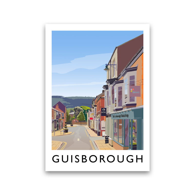 Guisborough 3 Portrait Travel Art Print by Richard O'Neill Print Only