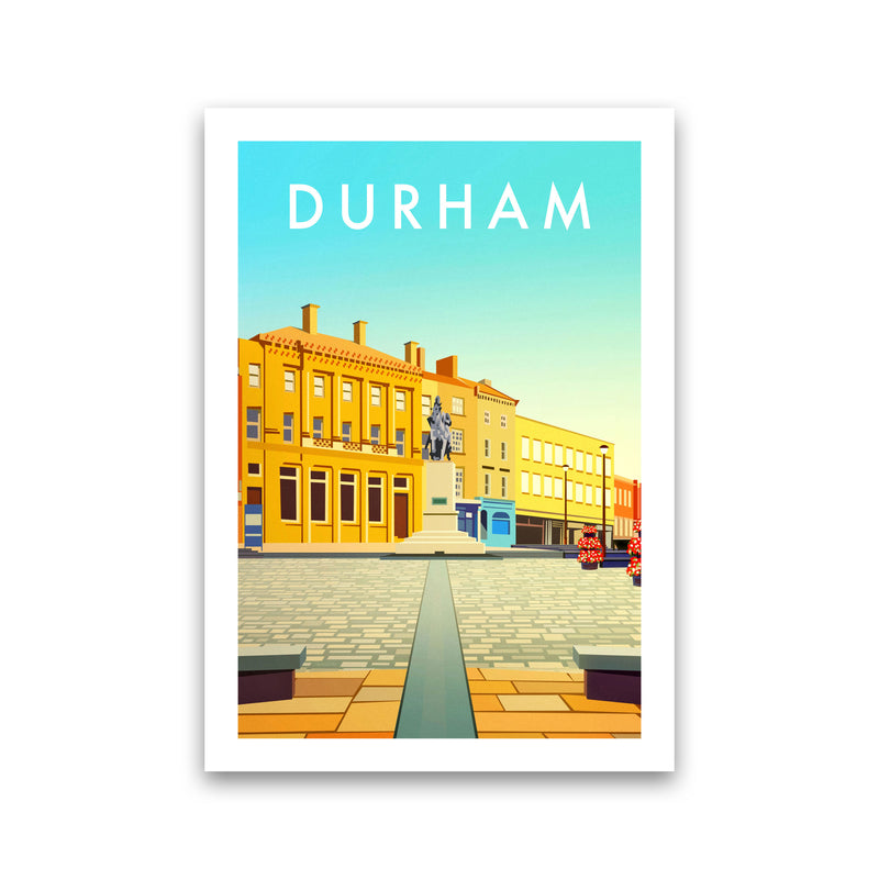Durham 2 Portrait Travel Art Print by Richard O'Neill Print Only