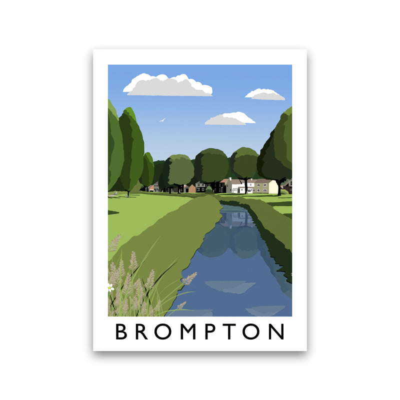 Brompton Framed Digital Art Print by Richard O'Neill Print Only