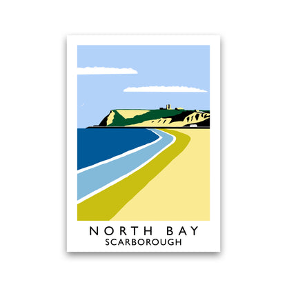 North Bay Scarborough Art Print by Richard O'Neill Print Only