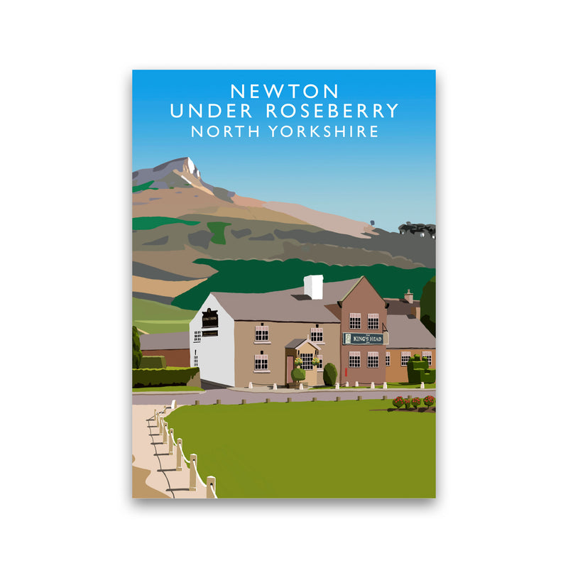 Newton Under Roseberry Art Print by Richard O'Neill Print Only