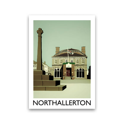 Northallerton Art Print by Richard O'Neill Print Only