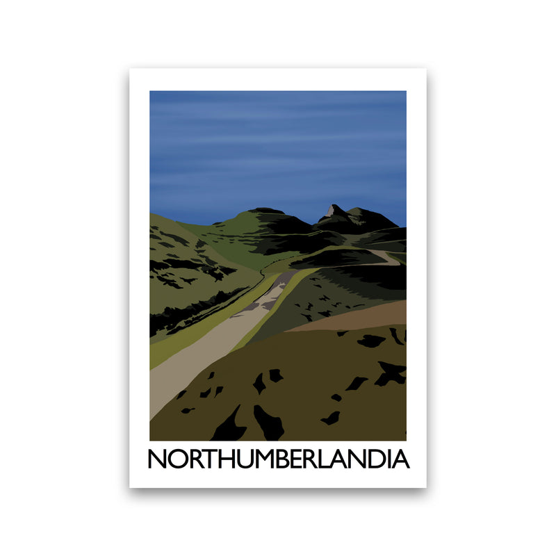 Northumberlandia Art Print by Richard O'Neill Print Only