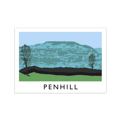 Penhill Art Print by Richard O'Neill Print Only