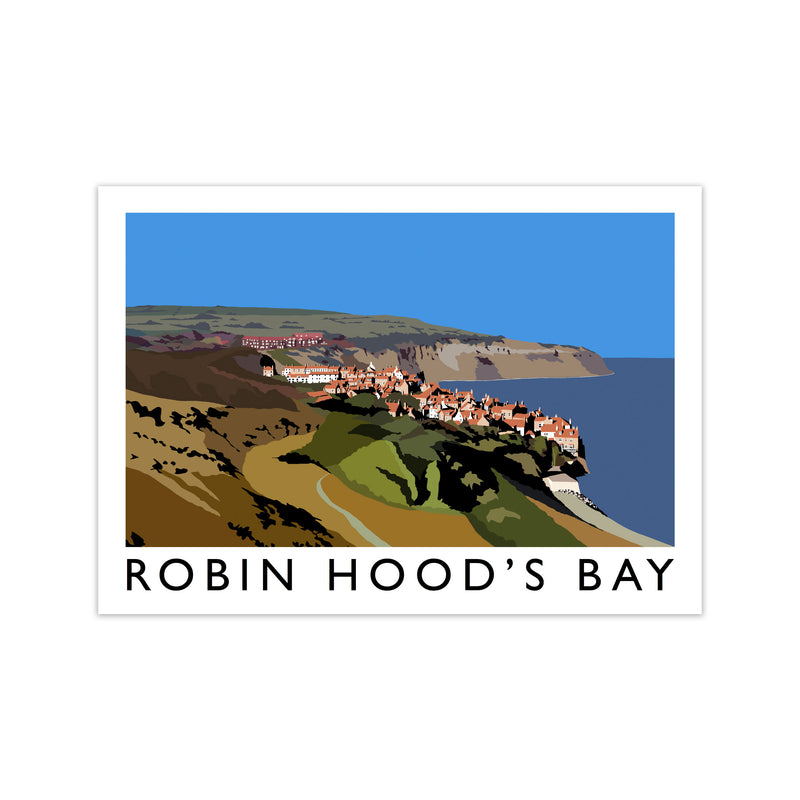 Robin Hood's Bay Art Print by Richard O'Neill Print Only