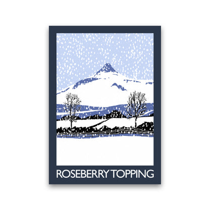 Roseberry Topping Art Print by Richard O'Neill Print Only