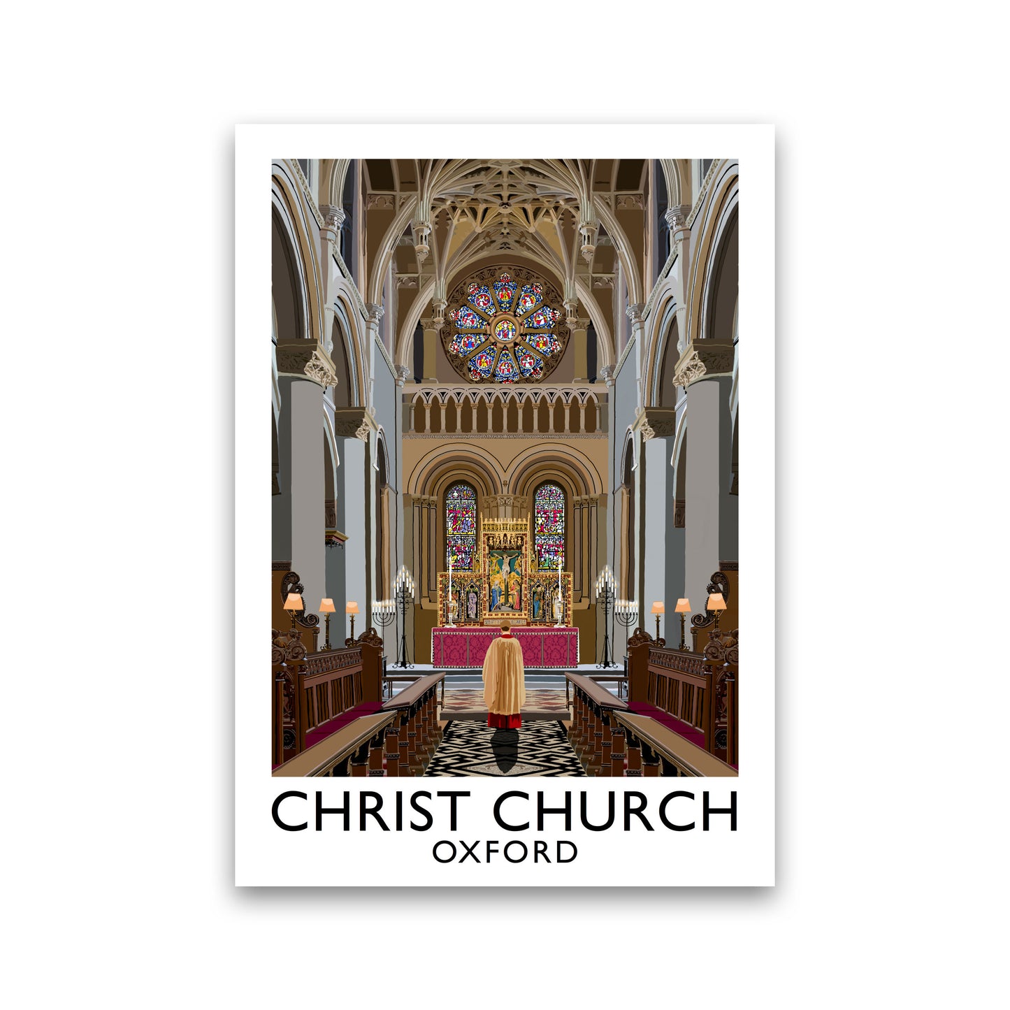 Christ Church Oxford by Richard O'Neill Print Only